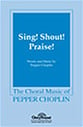 Sing Shout Praise SATB choral sheet music cover